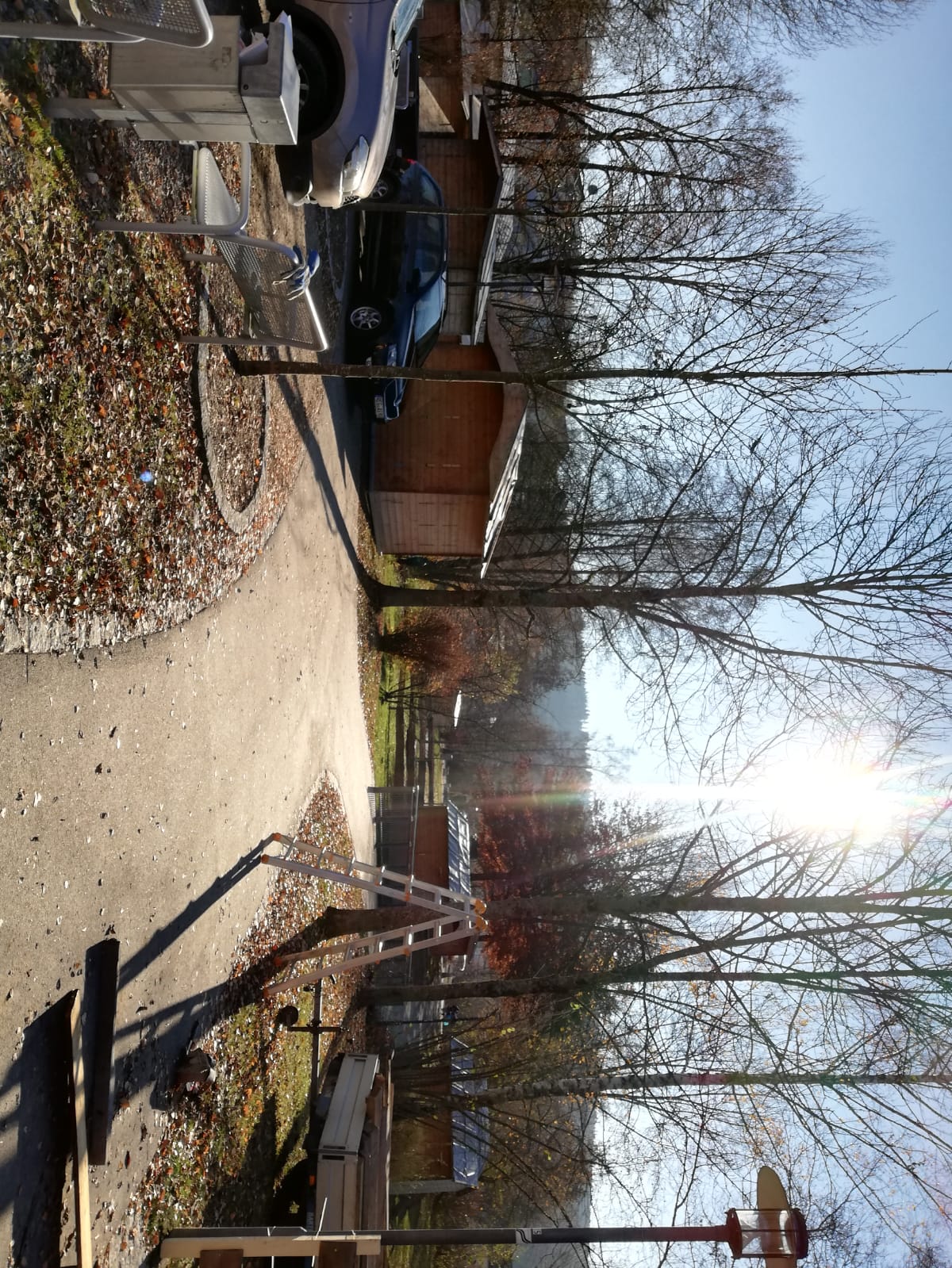 Aufbau Christkindlmarkt 2018